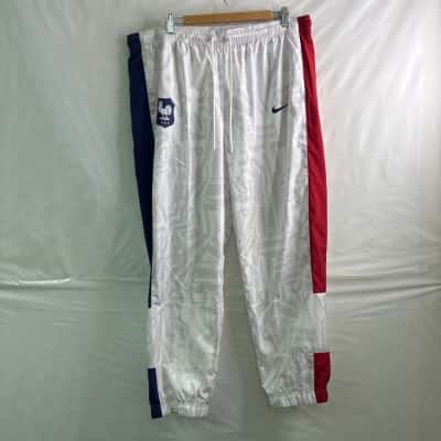 Nike Womens Size XL Performance Pants Blue / Red / White BNWT