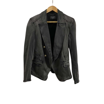 Decjuba Womens  Size 10 Ellen Denim Blazer Jacket 