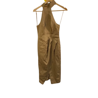 BNWT C/MEO Collective Womens  Size S Midi Dress Bone RRP $189.95 