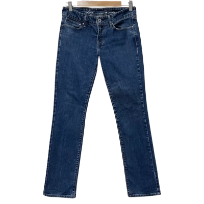 Levis Womens Size 8 Straight Leg Denim Blue Jeans 