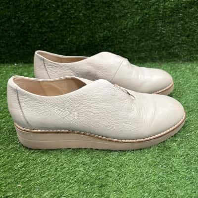 Midas Opar Neutral Flat Leather Shoes Size 38