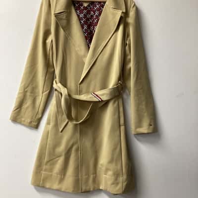 Tommy Hilfiger Womens  Size M Trenchcoat Beige (ha)