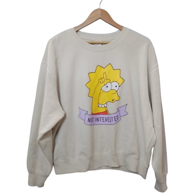 The Simpsons Women's  Size M Lisa Simpson Crew Neck Jumper 