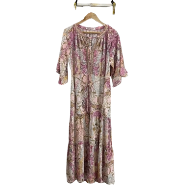  Womens  Vine Apparel Size 10 Harmony Dress Pink/Floral