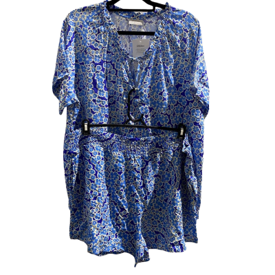 2 Piece Sussan Womens  Size XXXL Blue / White Shorts & Top RRP $69.95