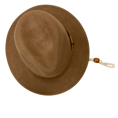  Evie Rose Kids Caramel Coloured Wool Felt Hat Size 52