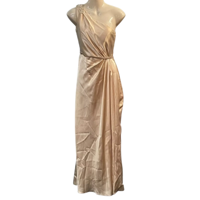 Red Pearl Couture Womens Size 8 Formal/Maxi Dress Gold