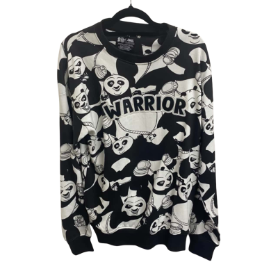 The souled store Kung Fu Panda Jumper Unisex  Size S Black  