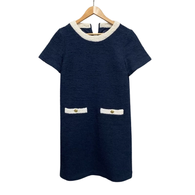 Joules Womens  Size 10 Mini Dress Navy Blue 