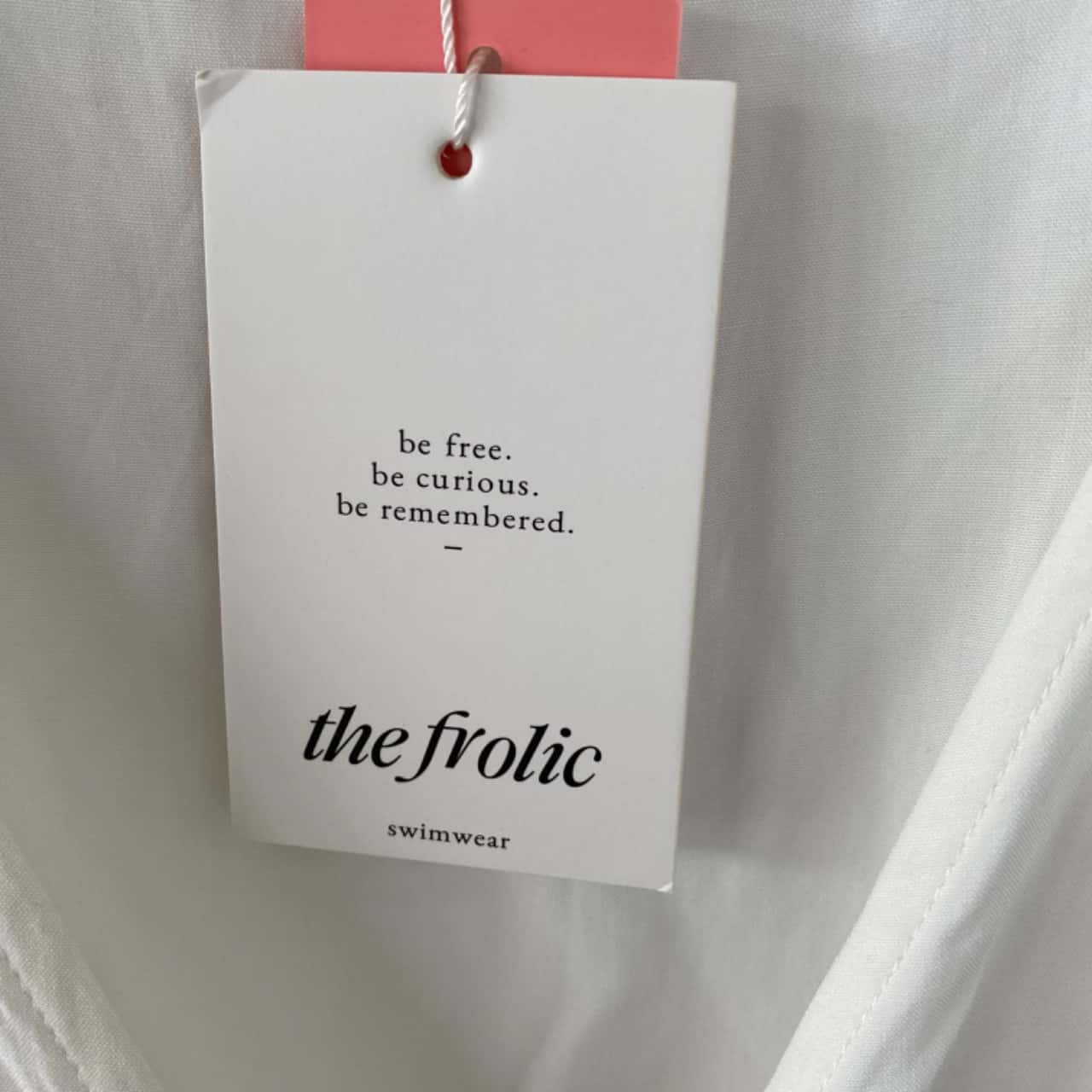 The Frolic White Short Sleeve Wrap Mini Dress Size 16/XXL(s)