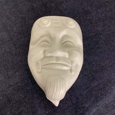 Vintage Noh Mask Trinket Box