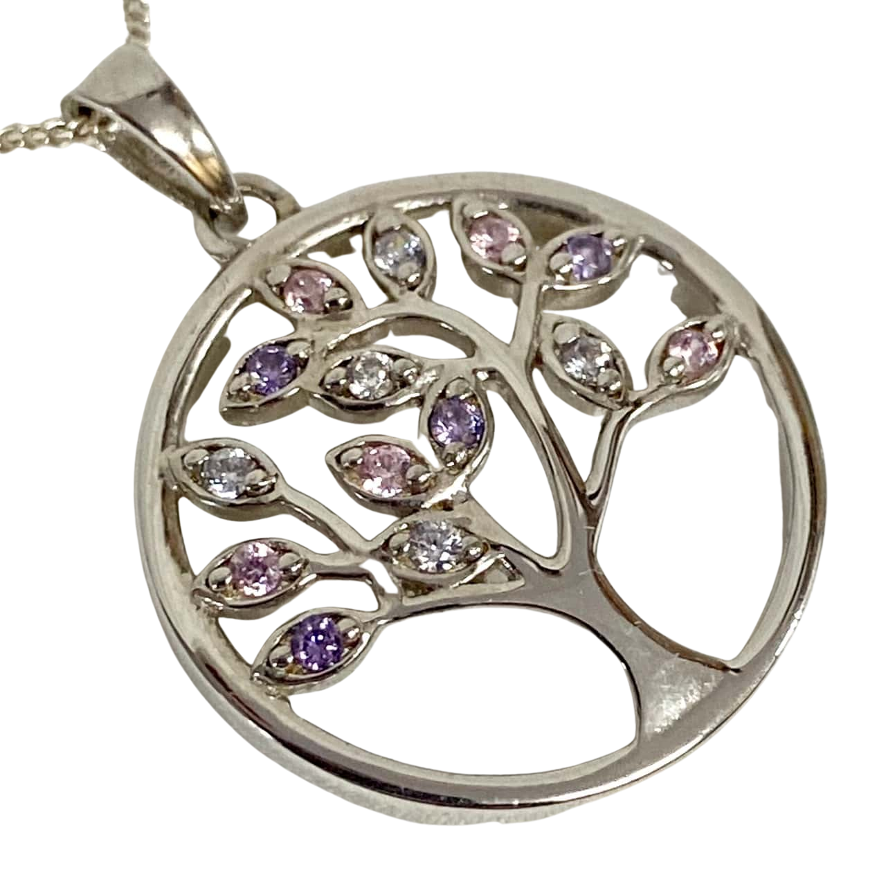 925 Silver Tree of Life Pendant & 46cm 925 Silver Chain