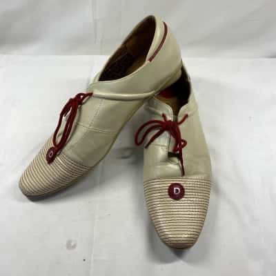 Django & Juliette  Womens  Size 38 Flats Cream / Red 