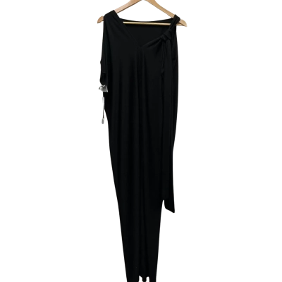Sacha Drake Womens “column drape” Size 14 Black  RRP $279