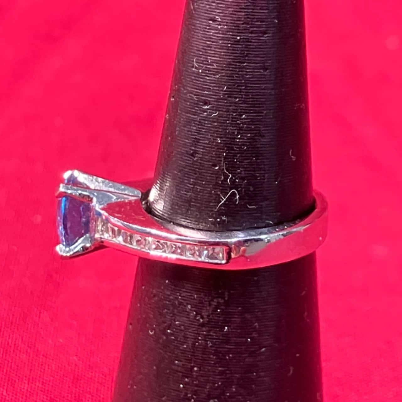 Women's EDCO Silver Tone Blue Stone Costume Ring (s)