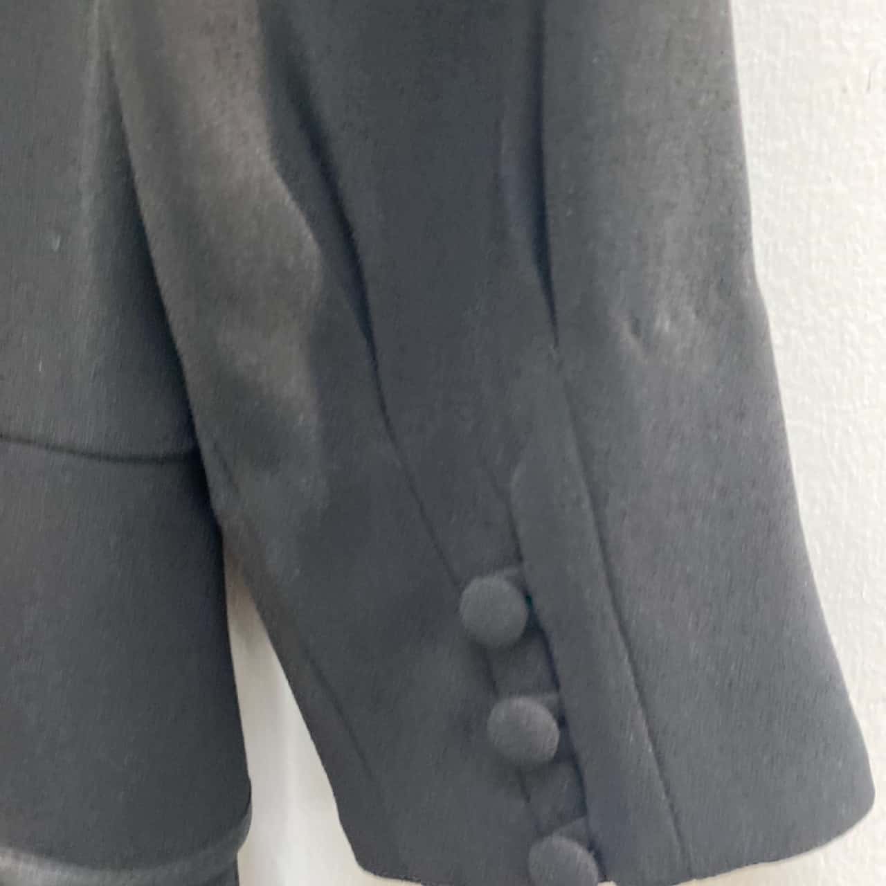 Cue Womens Size 12 Formal Dress Black missing belt (s)