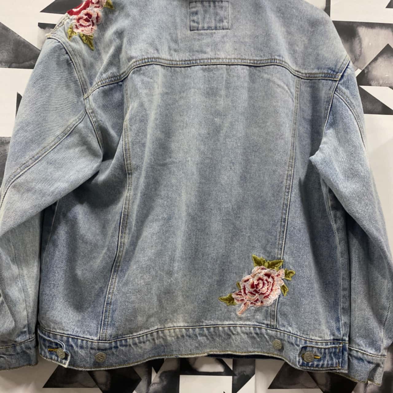 Ghanda Womens Size S Denim Jacket