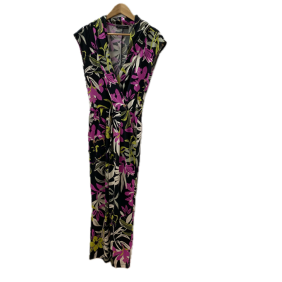 Betty Barclay Womens Jumpsuit Black  / Floral Size US 8