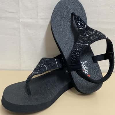 I ❤️ Billy Danniel Black Sandals  