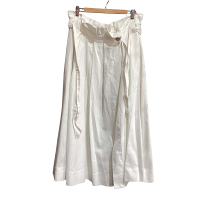 BNWT Sheike Midi Skirt White Size 16