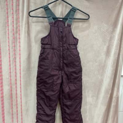 Koton Kids Snow Ski Bib Overalls Size: 4-5  Colour: Purple 