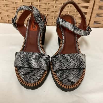 Missoni Women's Size 36 Open Toed Strappy Heels Ladies 