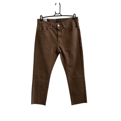 BNWT Abrand Jeans Men's Size 32 A Cropped Straight Jean Brown Stone 