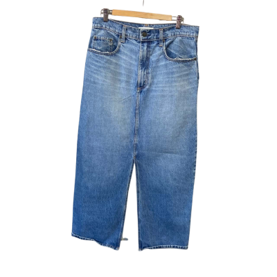 Nobody Denim Womens  Size M Long Denim Skirt Blue 