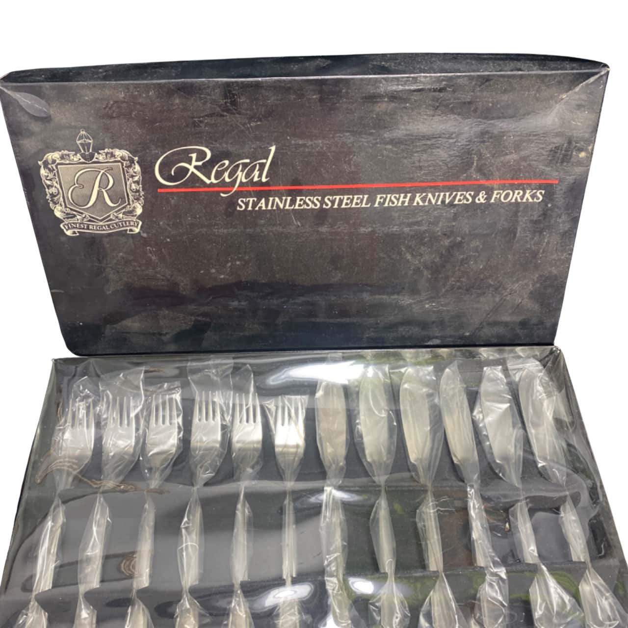 Regal stainless steel fish knives and forks