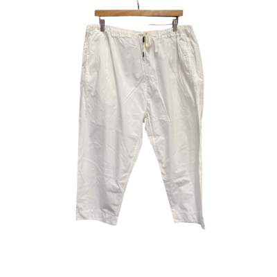 Bassike Womens  Size 4 High Waisted Pants White 