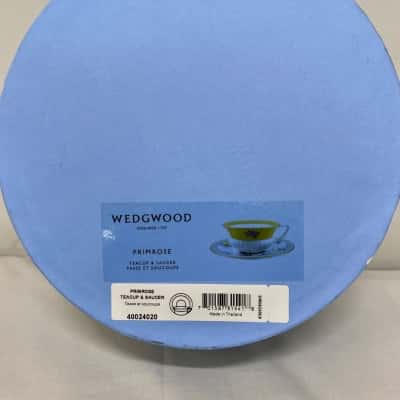 WEDGWOOD ENGLAND 1759 Primrose Tea Cup and Saucer