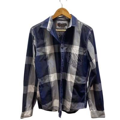 Ben Sherman Mens  Size M Blue / Pattern / Striped / White 