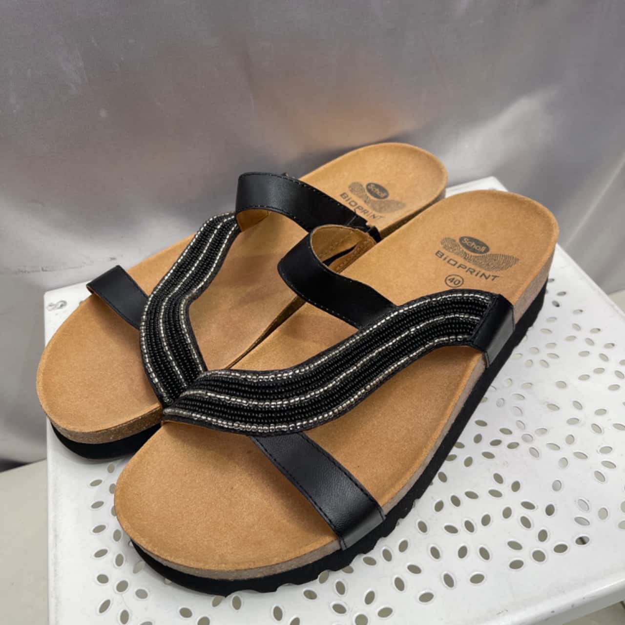 MONTEREY 2 STRAPS Ciabatte Scholl Bioprint Colore Bordeaux