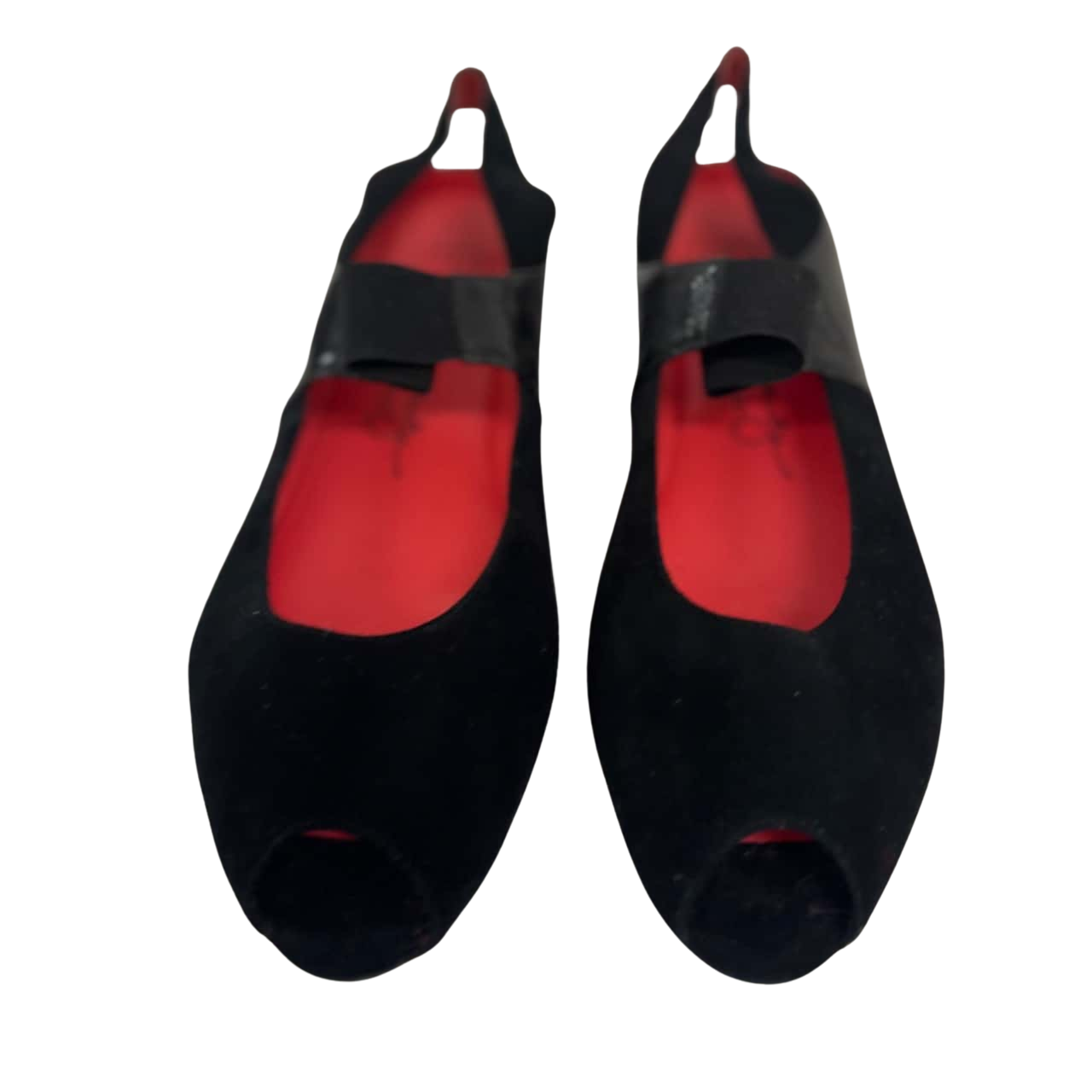 Italian Black soft leather Mary Jane Shoes Size 42(s)