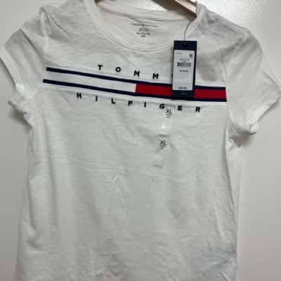 Tommy Hilfiger Kid's Size 16 / XL T-Shirt - White 