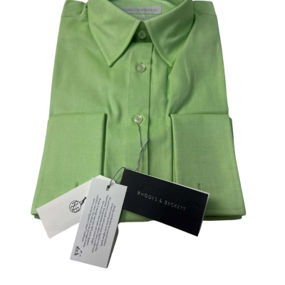 Rhodes & Beckett Womens  Size 10 Long Sleeve Shirt Green rrp$199