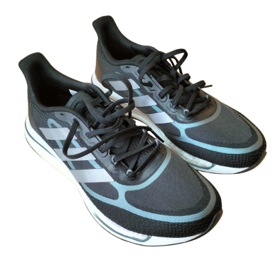 Adidas Model SuperNova - PrimeGreen. FX2432 - Women's Size UK 5.5 Running Shoes, Colors Black, Silver & White. Good Condition No Box.