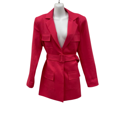 Lioness Womens  Size S Trench Coat Pink  