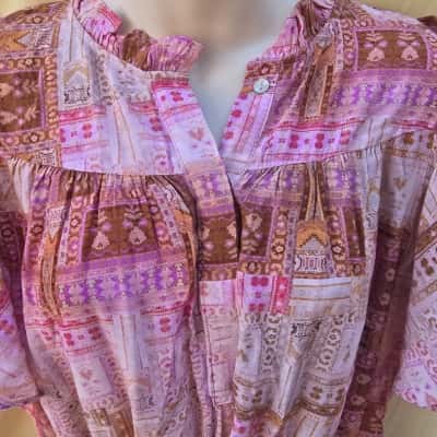 Susan Womens  Size 6 Casual Dress Multicoloured 