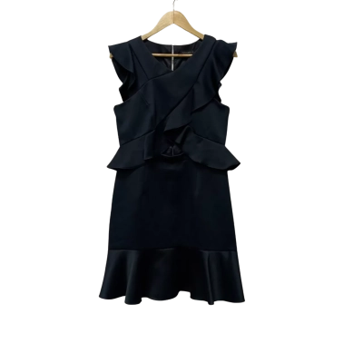 Forever New Womens  Size 12 Cocktail Dress / Midi Dress / Sleeveless Dress  Navy Blue 