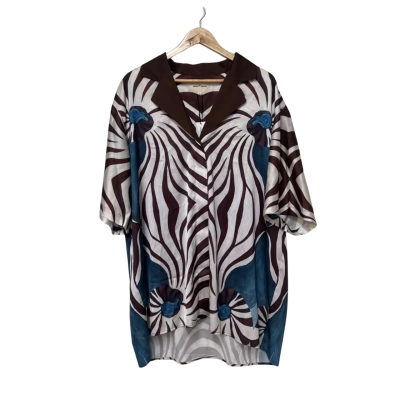 Summi Summi Size L Luka Shirt Dress Brown BNWT