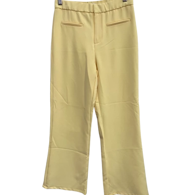 Valleygirl Womens  Size 8 Straight Leg Pants Yellow 