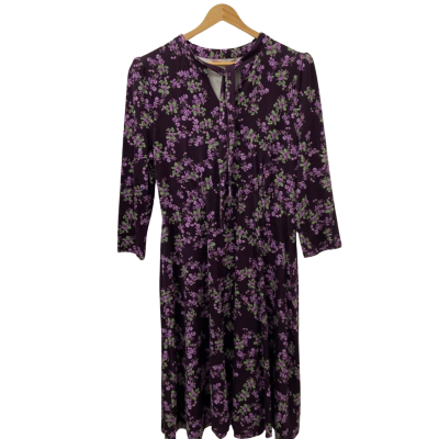Review Womens  Size 14 Midi Dress Floral 