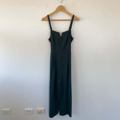 Dotti Green Sleeveless Jumpsuit  Size 12