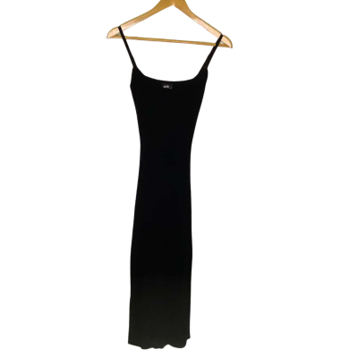 Dotti Womens  Size XS Maxi Dress / Shoestring Strap Dress Black  