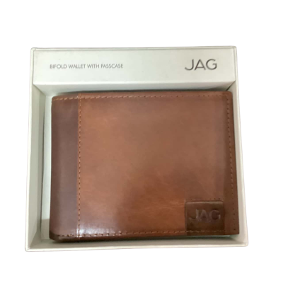 Jag Mens Bifold Wallet With Passcase