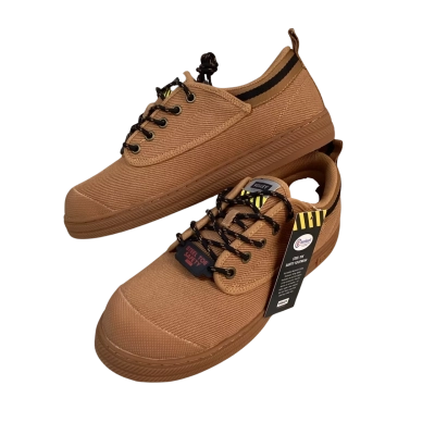 Volley Mens Size 10 Steel Toe Safety Shoes Brown BNWT