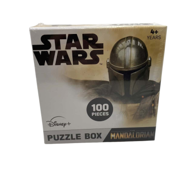 Star Wars Mandalorian Puzzle Box 100 Pieces Sealed JK1