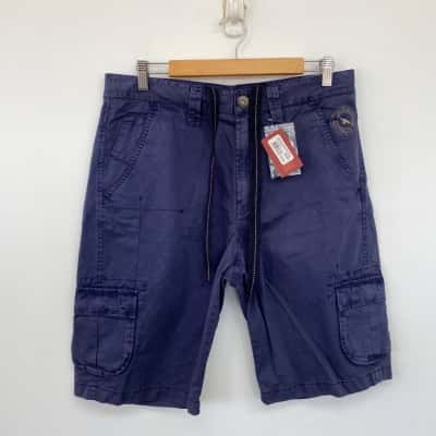R.M. Williams Blue Macrossan Regular Shorts  Size M 