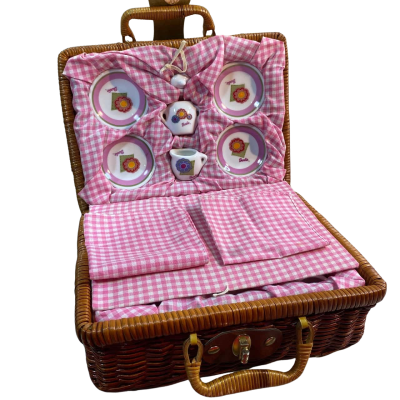 Schylling  Butterfly Tea Set Basket